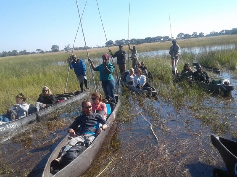 3-Day Fully Catered Mokoro (Canoe) Safari Okavango Delta