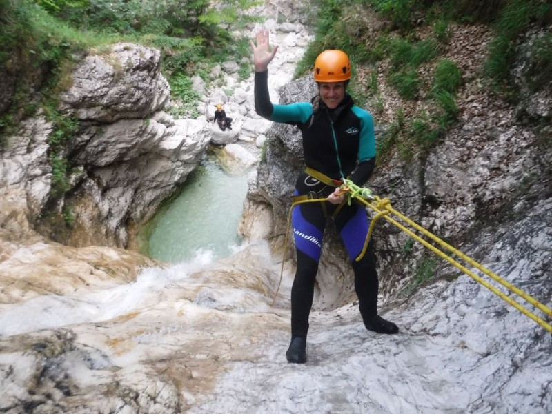 Extreme canyoning Fratarica in the