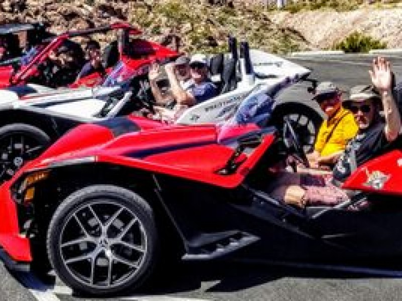 SinCity Moto Guided Tour to Hoover Dam in a Polaris SLingshot