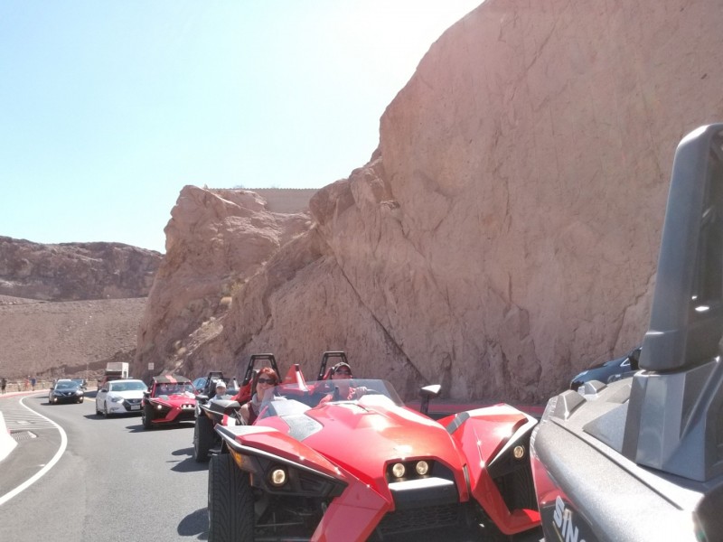 SinCity Moto Guided Tour to Hoover Dam in a Polaris SLingshot