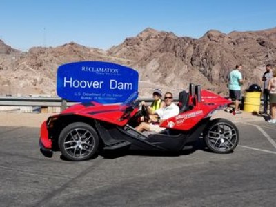 SinCity Moto Guided Tour to Hoover Dam in a Polaris SLingshot