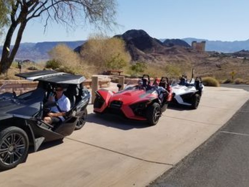 SinCity Moto Guided Tour to Hoover Dam in a Polaris SLingshot