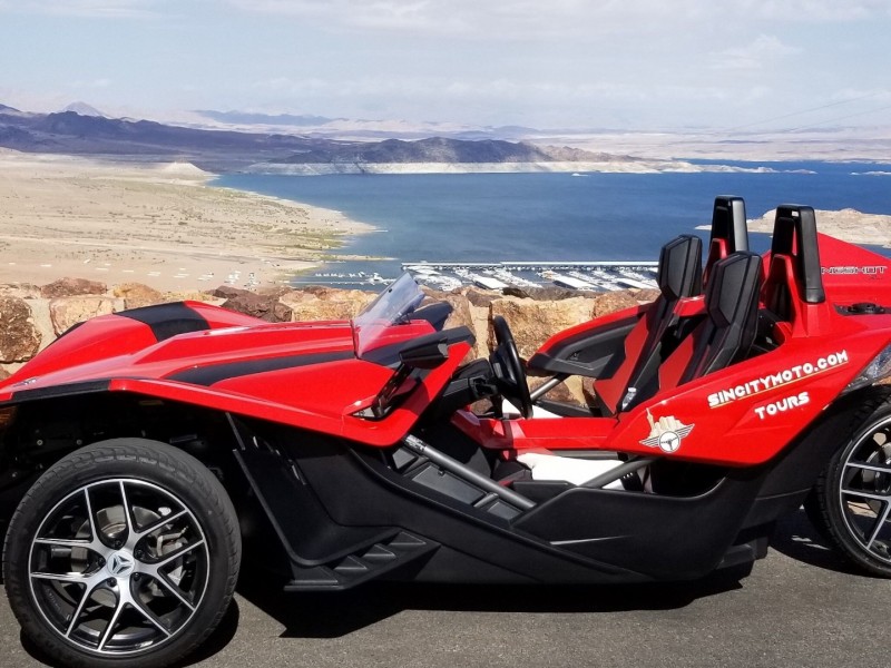 SinCity Moto Guided Tour to Hoover Dam in a Polaris SLingshot