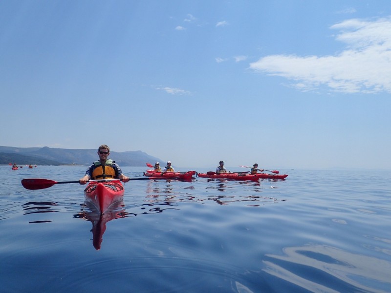 Morning sea kayaking adventure  to Pakleni islands, Hvar