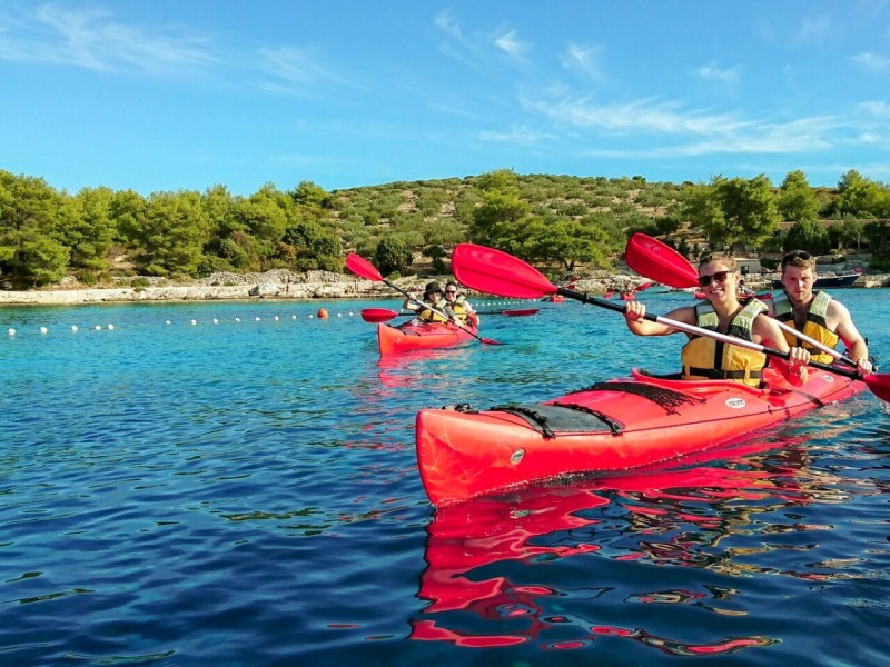 Morning sea kayaking adventure  to Pakleni islands, Hvar