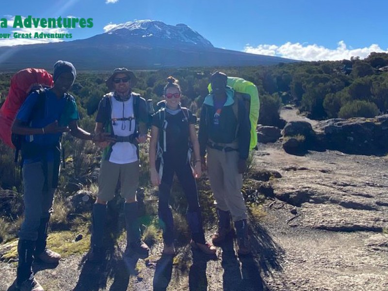 6 DAYS KILIMANJARO CLIMBING VIA MACHAME TOURE  “THE WHISKY ROUTE”