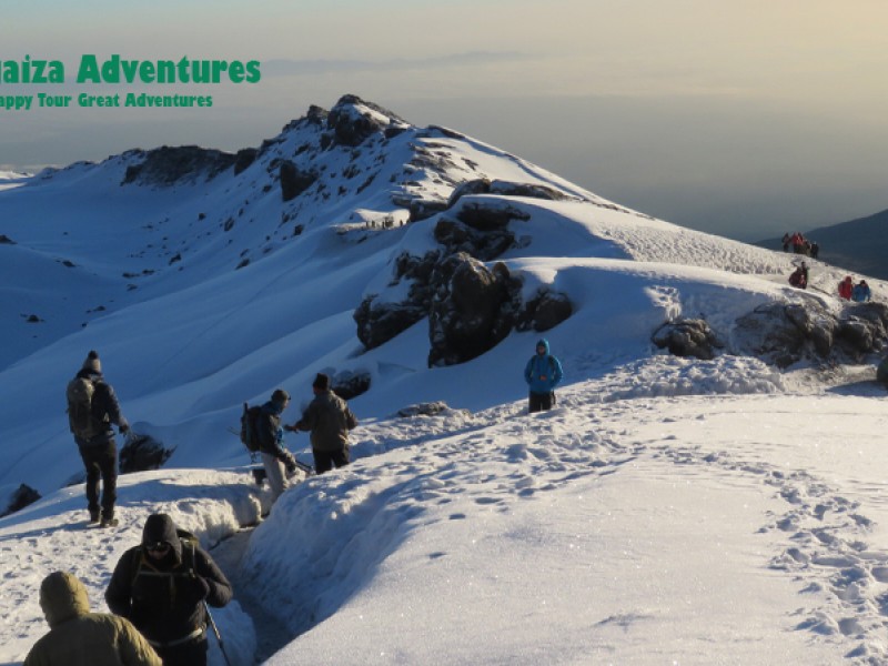 6 DAYS KILIMANJARO CLIMBING VIA MACHAME TOURE  “THE WHISKY ROUTE”