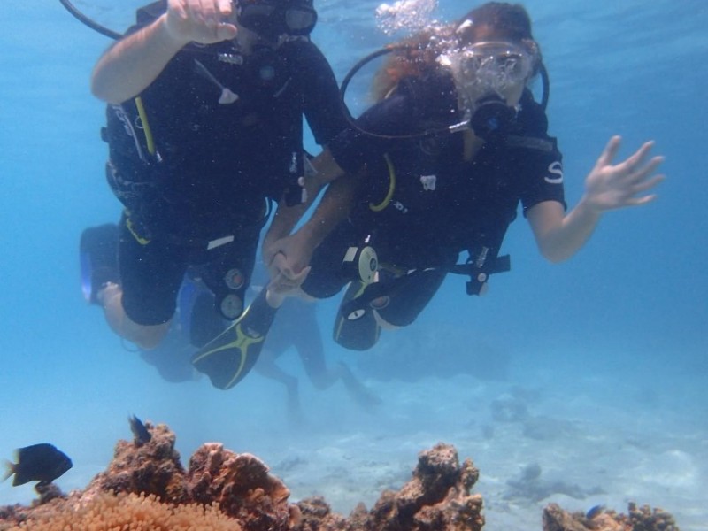 Scuba diving for absolute beginners in Samui