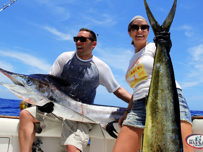 Offshore Full Day fishing charter in Punta Cana, the boat Sherlock II 39' . The best crew!