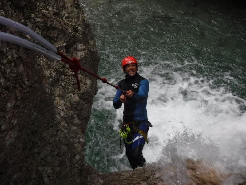 Exciting Canyoning in a Natural Water park Sušec canyon