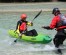 White water kayaking on the emerald Soča river