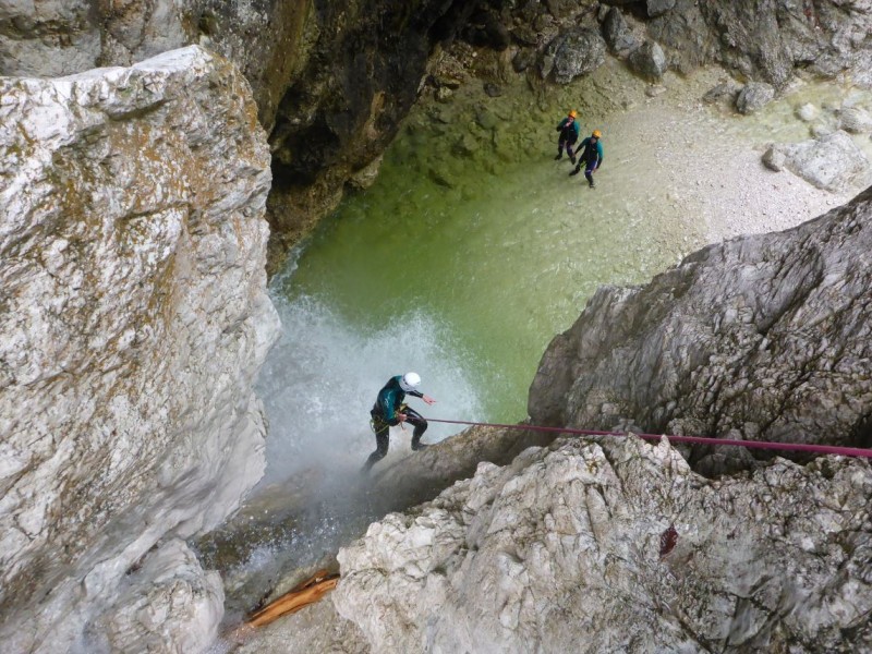 Extreme canyoning Fratarica in the