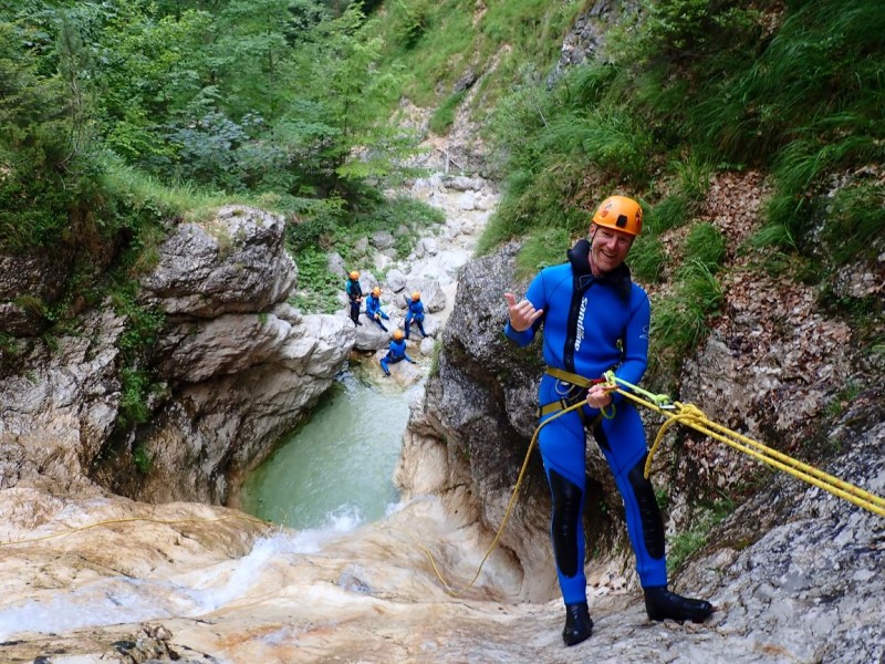 Extreme canyoning Fratarica in the