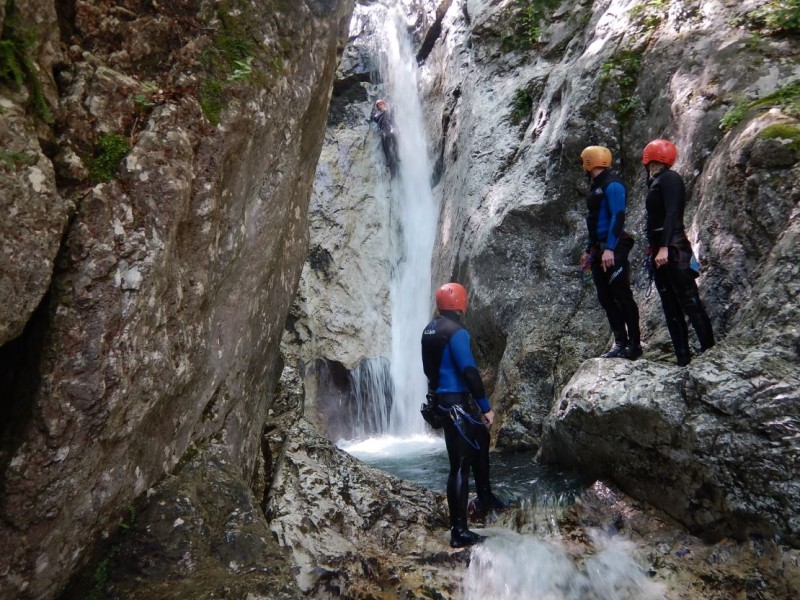 Exciting Canyoning in a Natural Water park Sušec canyon