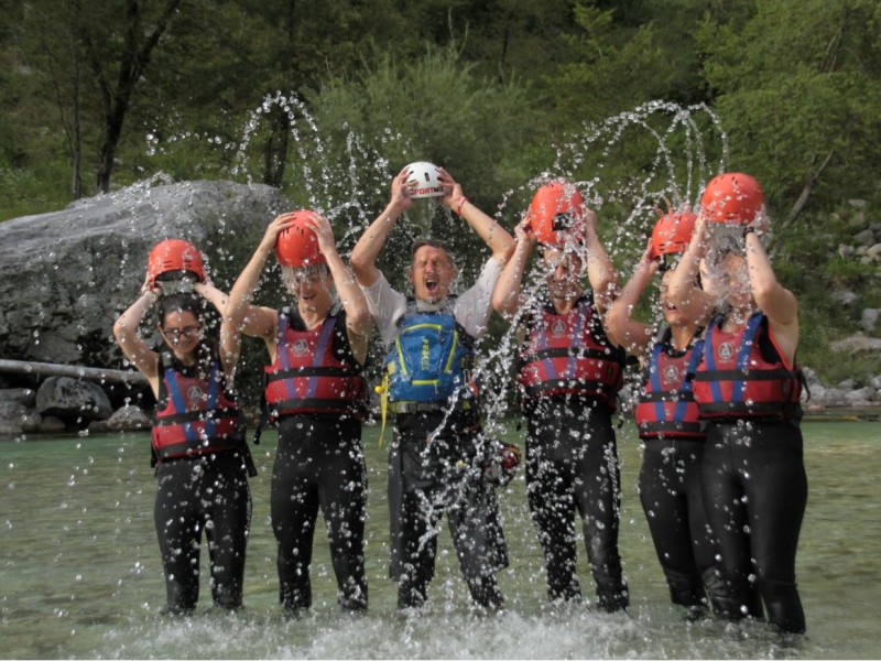 Adrenaline White Water Rafting on Soča River, Bovec, Slovenia